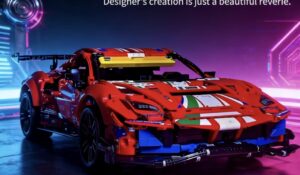 104 02 roter hengst rennwagen