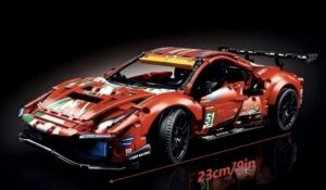 104 03 roter hengst rennwagen