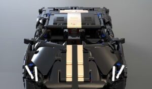 108-04 Supercar Schwarz-Gold (1314-teilig)