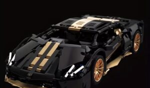 108 Supercar Schwarz-Gold (1314-teilig)