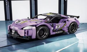 113.1 rennwagen lila (750 teilig)