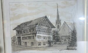 161-01 Litho-Restaurant Kreuz Montlingen