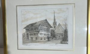 161 Litho-Restaurant Kreuz Montlingen