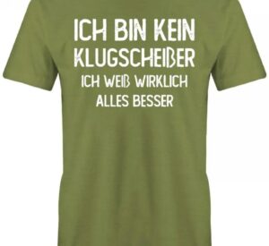 36-02 T-shirt Klugscheisser