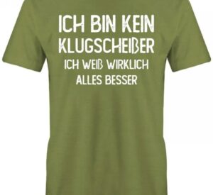 41-03 T-shirt Klugscheisser