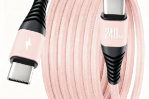 64-02 USB-C Daten-Ladekabel Rosa