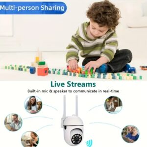 77-05 Audio Sicherheitskamera (weiss)