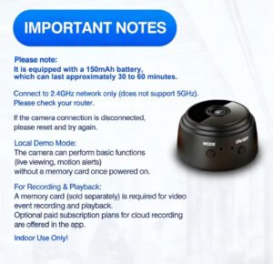 78.1-07 Smarte Heimkamera (schwarz )