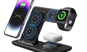 84-01 Ladestation Apple Kabellos (schwarz)