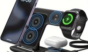 84-03 Ladestation Apple Kabellos (schwarz)