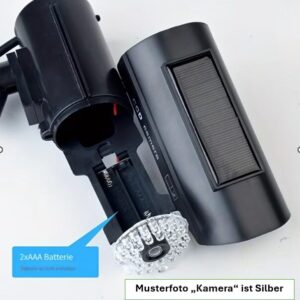 84-04 Solar Dummy Kamera (silber)