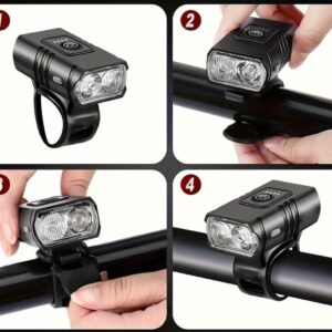 89.1-04 Elektronik Fahrradlichter V+H (2-er Set)
