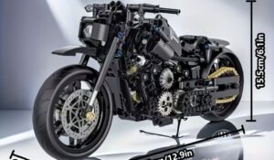 96-01 Retro Motorrad (1000-teilig)